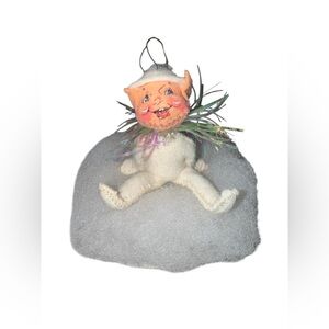 Annalee 3” Frosty Winter Elf Ornament NWT and box